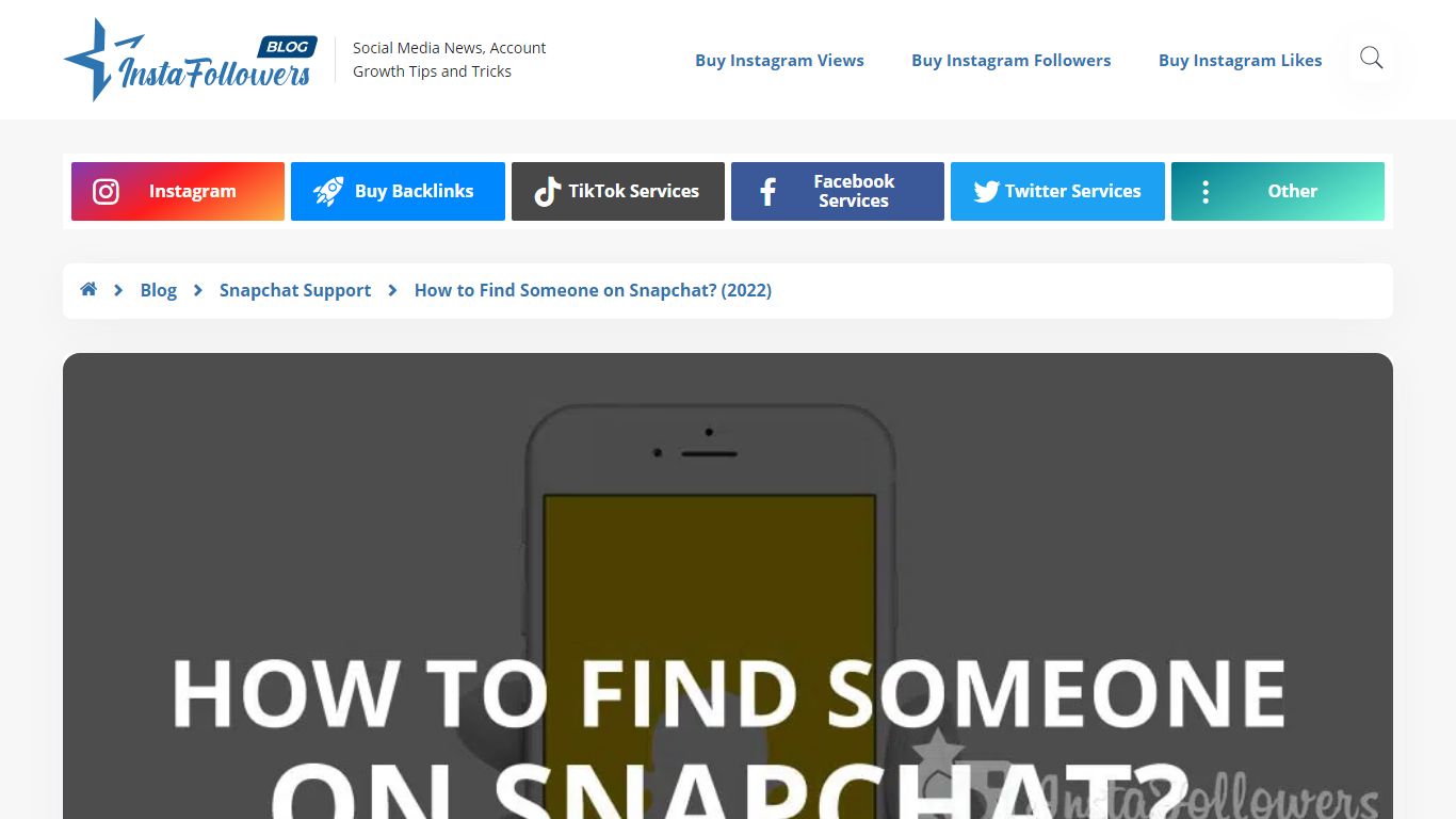 How to Find Someone on Snapchat? (2021) | InstaFollowers