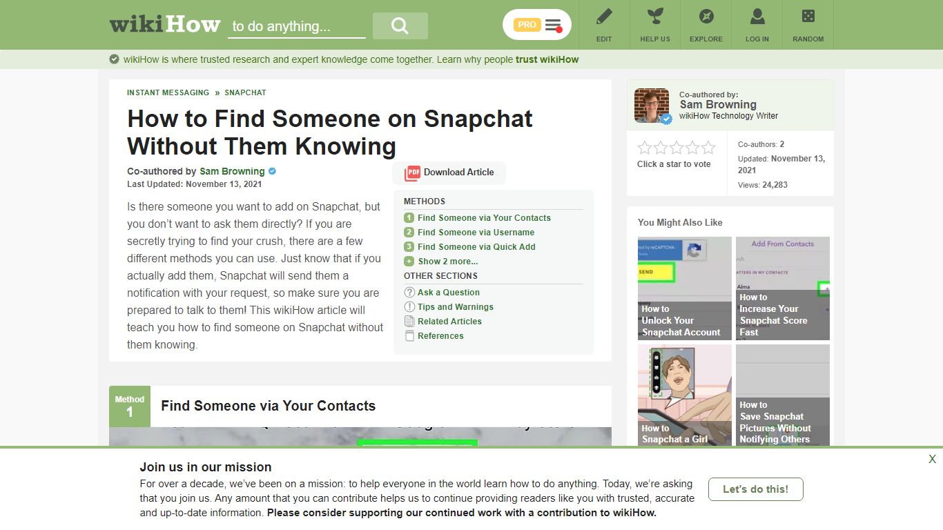 5 Simple Ways to Find Someone on Snapchat Without Them Knowing